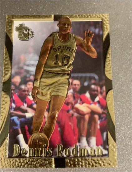 1994-95 Topps Embossed #89 Dennis Rodman — front