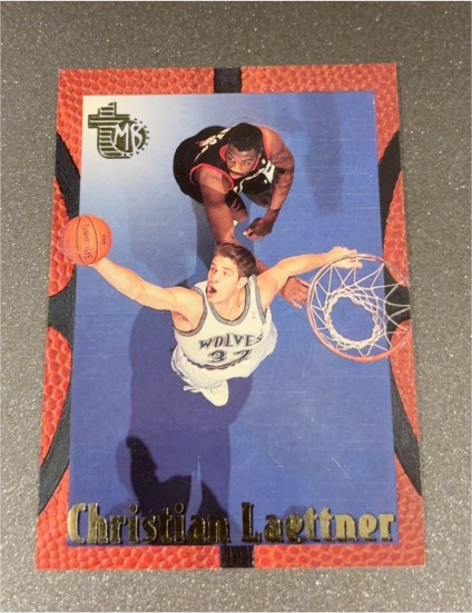 1994-95 Topps Embossed #55 Christian Laettner — front