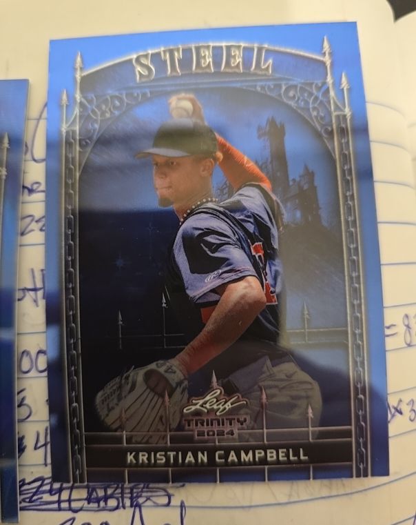 2024 Leaf Trinity Steel #Kristian Campbell — front