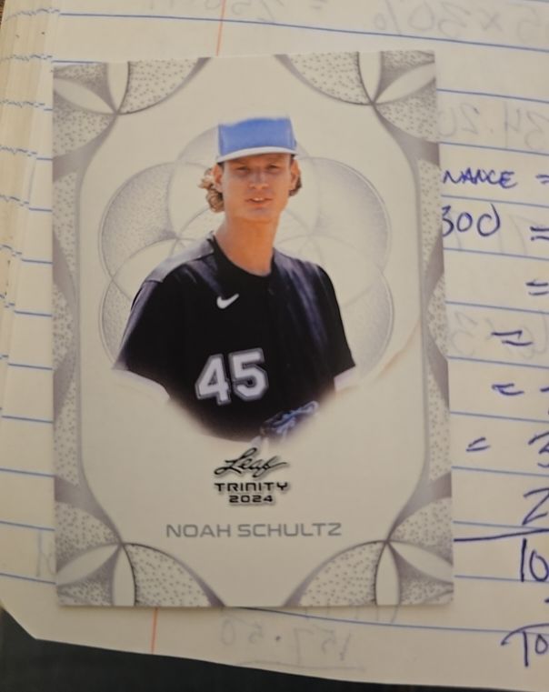 2024 Leaf Trinity #74 Noah Schultz — front