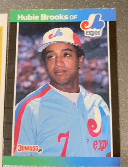 1989 Donruss #220 Hubie Brooks Montreal Expos — front
