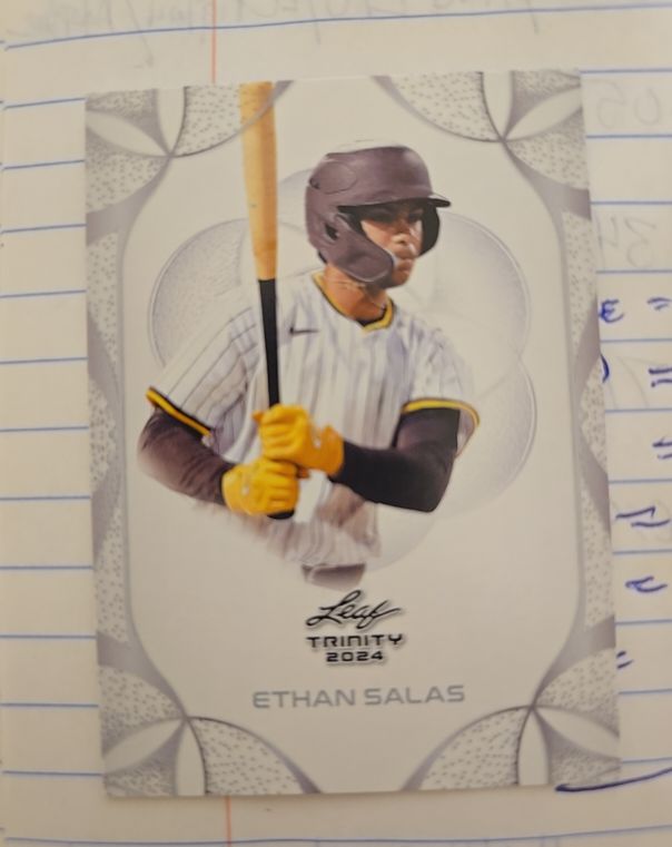 2024 Leaf Trinity # Ethan Salas — front