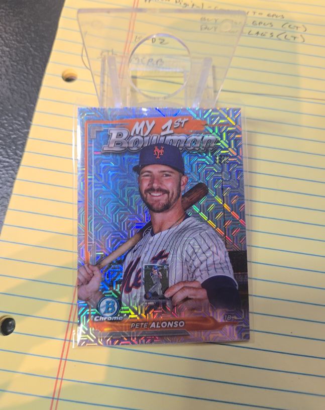 2024 Bowman Chrome My 1st Bowman #M1B-37 Pete Alonso — front