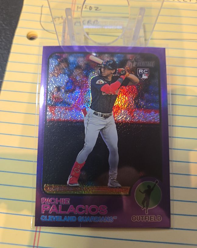 2022 Topps Heritage High Number #634 Richie Palacios — front