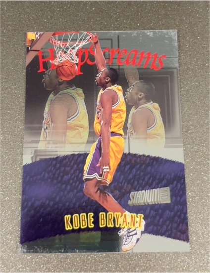 1997 Topps Stadium Club Hoop Screams #HS9 Kobe Bryant — front