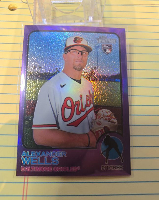 2022 Topps Heritage #662 Alexander Wells — front