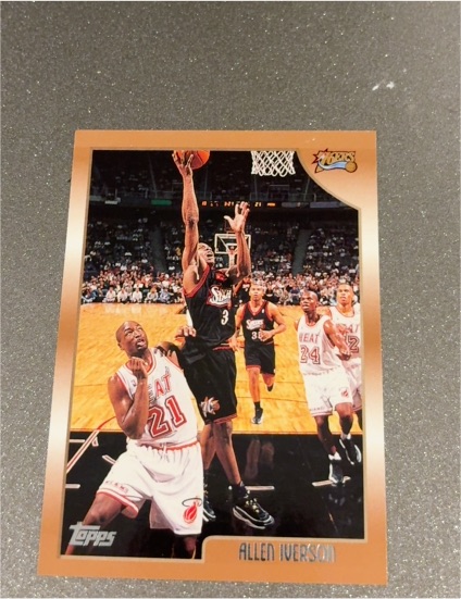1998-99 Topps #160 Allen Iverson — front