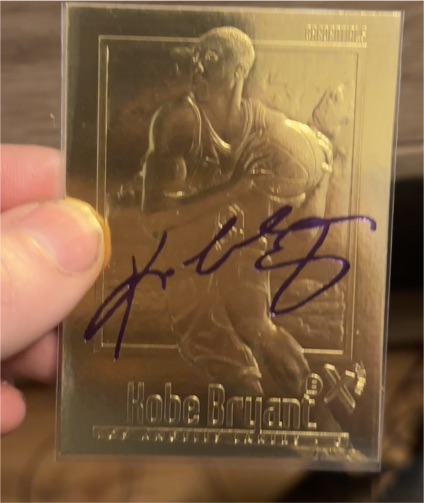 1996-97 Skybox EX-2000 23kt Gold #EX-2000 Kobe Bryant — front