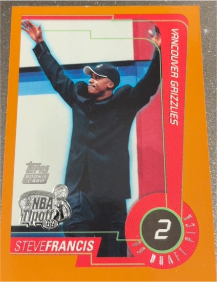 1999-00 Topps Tipoff #118 Steve Francis — front