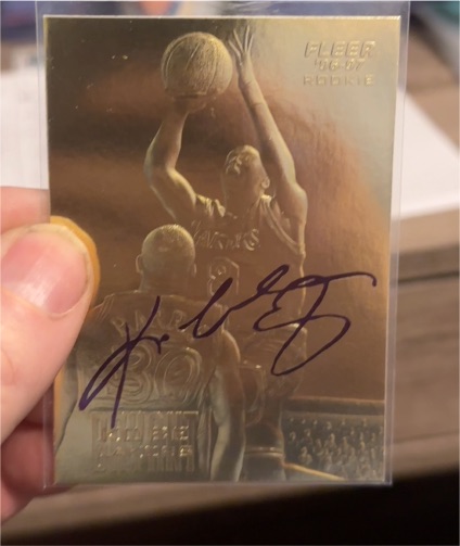 1996-97 Fleer 23KT Gold #63996 Kobe Bryant Rookie — front