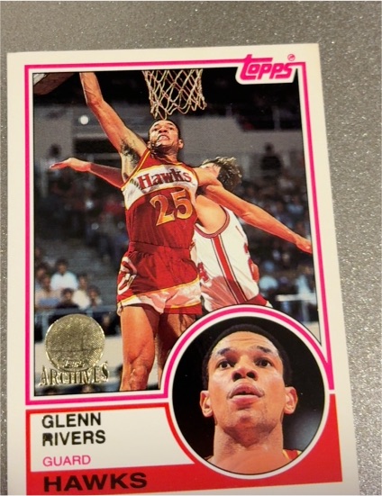 1992-93 Topps Archives #40 Glenn Rivers — front