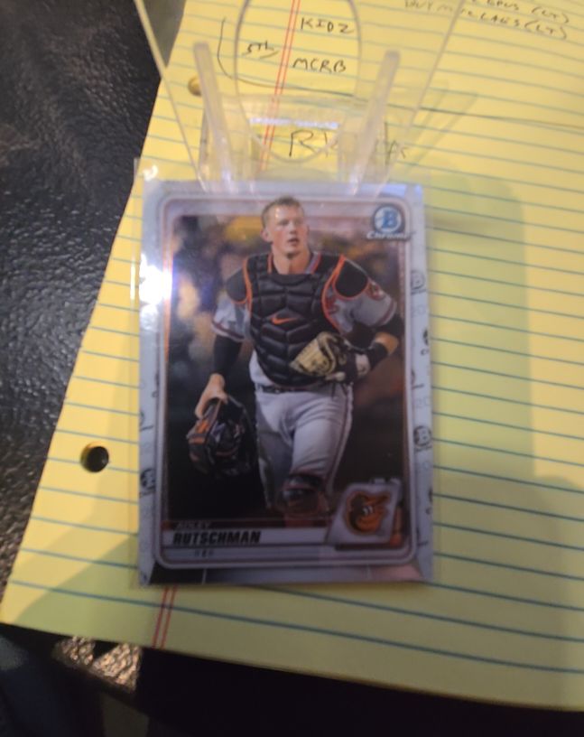 2020 Bowman Draft #BD-154 Adley Rutschman — front