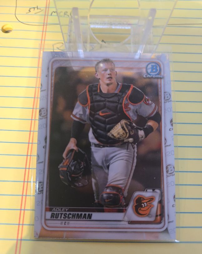 2020 Bowman Draft #BD-154 Adley Rutschman Chrome — front