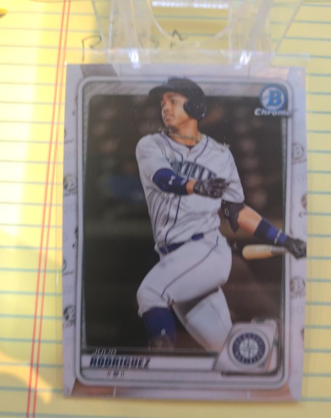 2020 Bowman Chrome Prospects #BCP-175 Julio Rodriguez — front