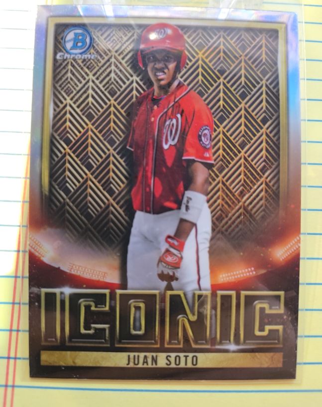 2023 Bowman Chrome #BI-14 Juan Soto Bowman Iconic — front