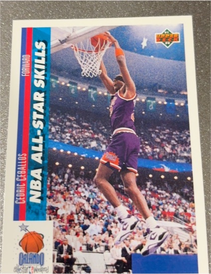1991-92 Upper Deck #479 Cedric Ceballos — front