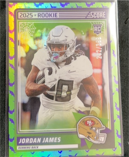 2025 Panini Score-A-Treat #47 Jordan James — front