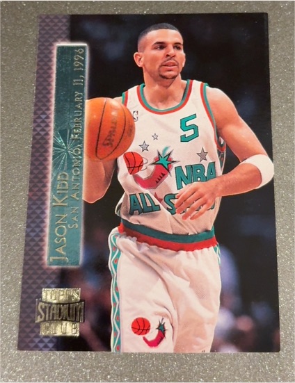 1996-97 Topps Stadium Club Shining Moments #SM13 Jason Kidd — front