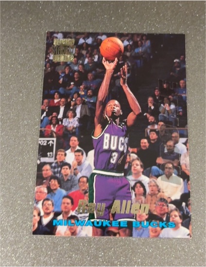 1996-97 Topps Stadium Club Rookies #R5 Ray Allen — front