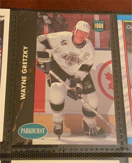 1991-92 Parkhurst #207 Wayne Gretzky — front