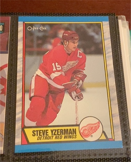 1989-90 O-Pee-Chee #83 Steve Yzerman — front