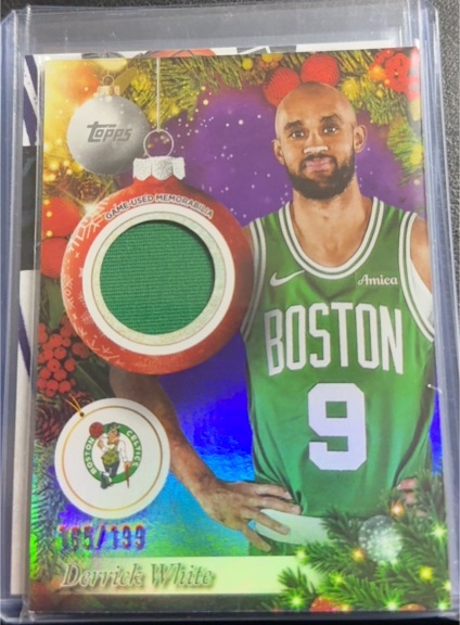 2025-26 Topps Holiday #PR-DW Derrick White — front