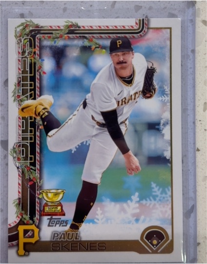 2025 Topps Holiday #H70 Paul Skenes — front