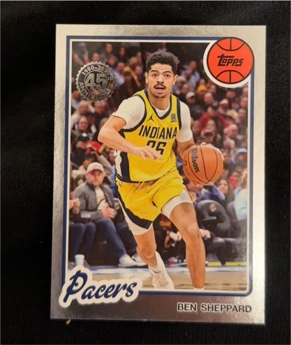 2025-26 Topps 45th Anniversary #80BK-16 Ben Sheppard — front