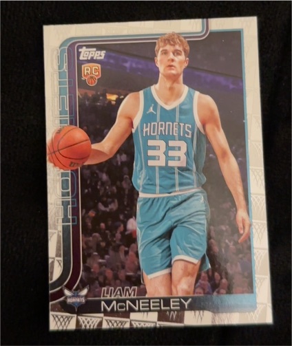 2025-26 Topps #229 Liam McNeeley — front