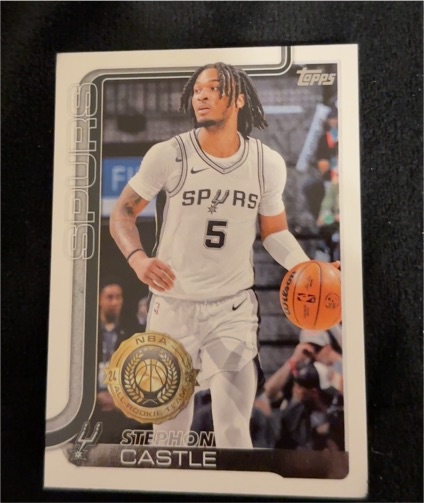 2025-26 Topps #197 Stephon Castle — front