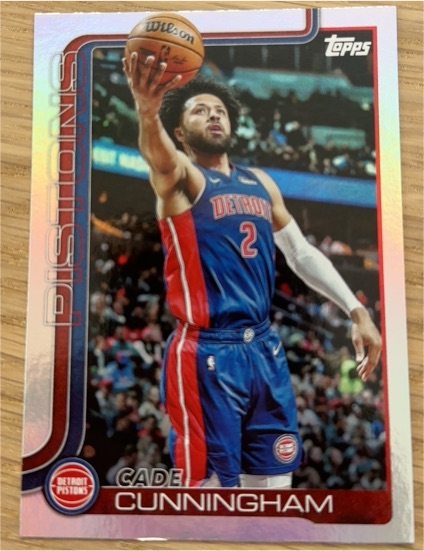 2025-26 Topps #40 Cade Cunningham — front