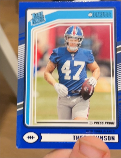 2024 Donruss #357 Theo Johnson — front