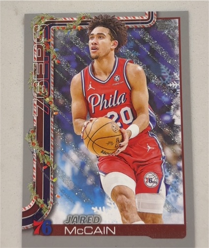 2025-26 Topps Holiday #H20 Jared McCain — front