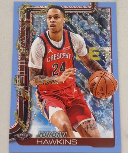 2025-26 Topps Holiday #H151 Jordan Hawkins — front