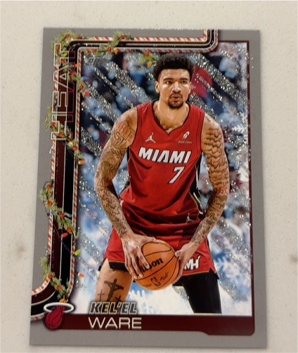 2025-26 Topps Holiday #H59 Kel'el Ware — front