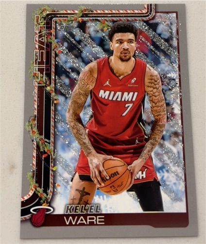 2025-26 Topps Holiday #H59 Kel'el Ware — front