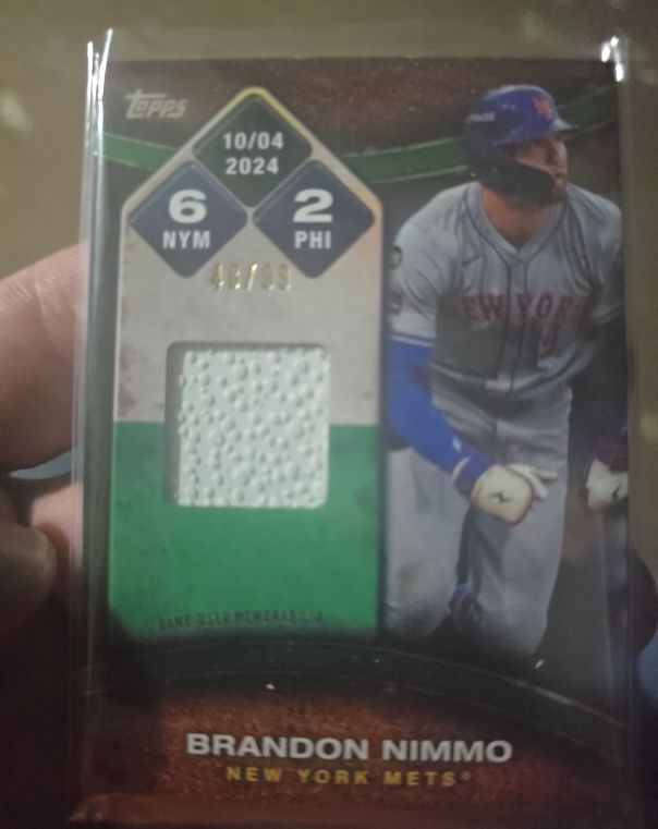 2025 Topps Series 2 #RTB-NIM Brandon Nimmo — front