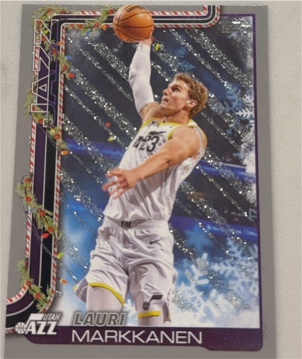 2025-26 Topps Holiday #H101 Lauri Markkanen — front