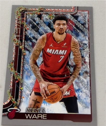 2025-26 Topps Holiday #H59 Kel'el Ware — front