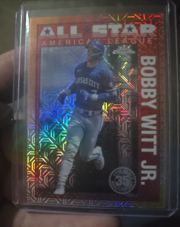2025 Topps Series 2 1990 Topps Chrome All-Star #90ASC-50 Bobby Witt Jr. — front