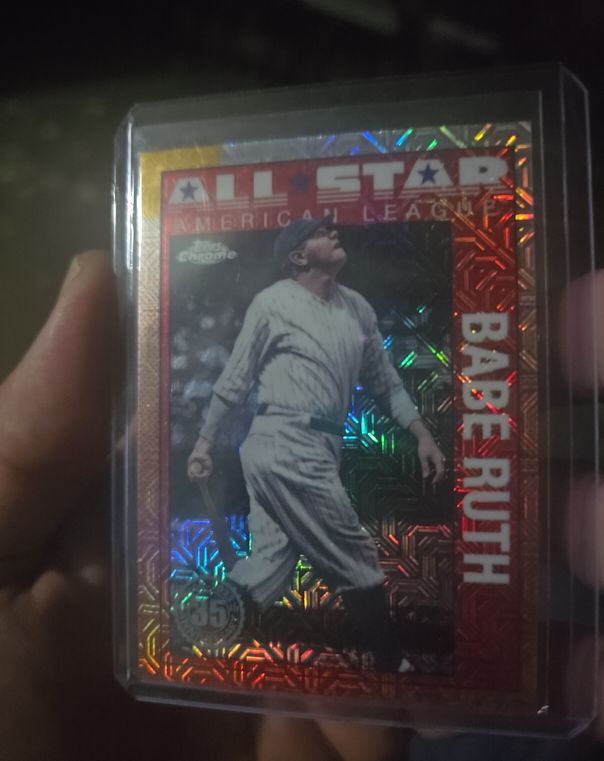 2025 Topps Series 2 Babe Ruth Chrome All Star #90ASC-41 — front