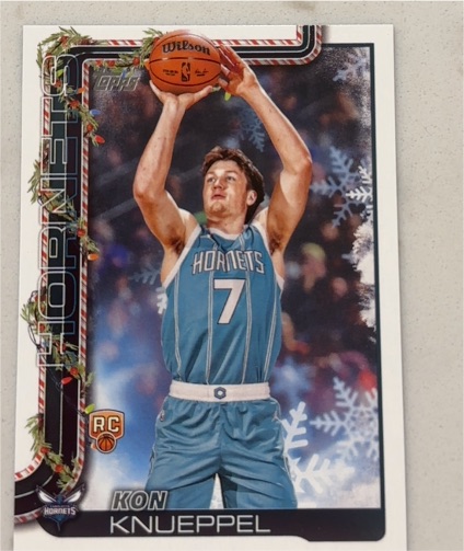 2025-26 Topps Holiday #H164 Kon Knueppel — front