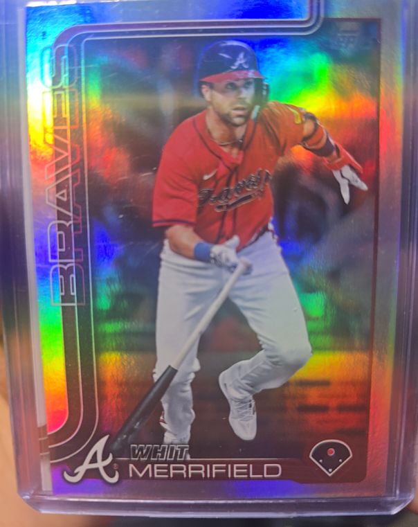 2025 Topps #BRAVES Whit Merrifield — front