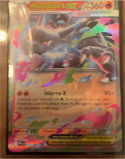 2023 Pokemon ME02 #013 Mega Charizard X EX Phantasmal Flames — front
