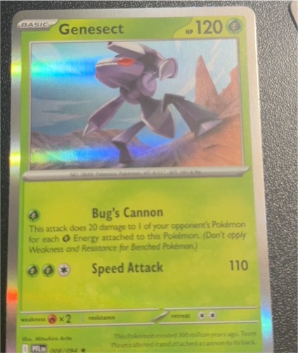 2025 Pokémon Phantasmal Flames #008 Genesect — front