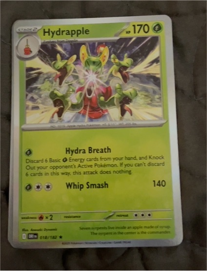 2025 Pokemon Destined Rivals #018 Hydrapple — front
