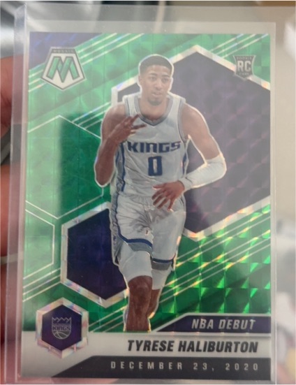 2020-21 Panini Mosaic NBA Debut #264 Tyrese Haliburton — front