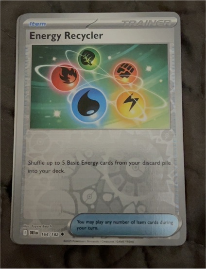 2023 Pokémon SV10 Destined Rivals #164 Energy Recycler — front
