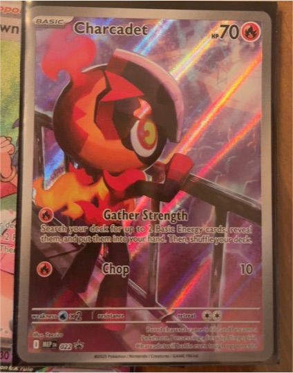 2025 Pokémon TCG #022 Charcadet Phantasmal Flames Black Star Promo — front