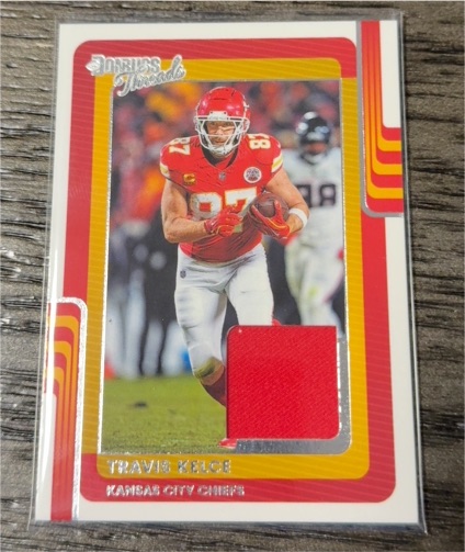 2025 Panini Donruss Threads #DTH-TKE Travis Kelce — front
